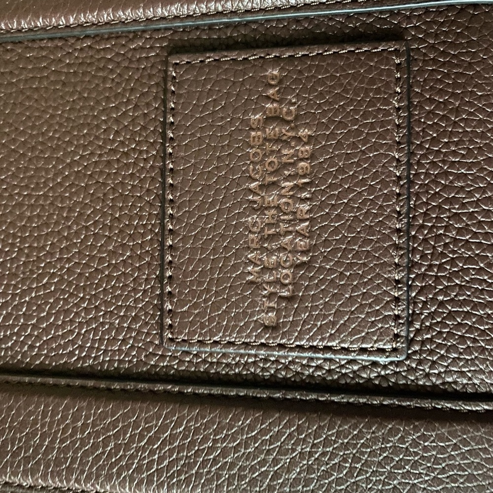 NWT Marc Jacob’s The Tote Ganache Brown Leather Crossbody - the smaller size - Picture 7 of 7